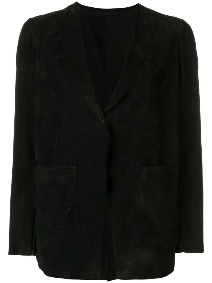 Salvatore Santoro Fitted V-neck Blazer - Black