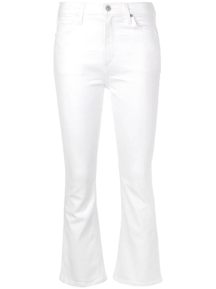 Citizens Of Humanity Cropped Flared Jeans - White
