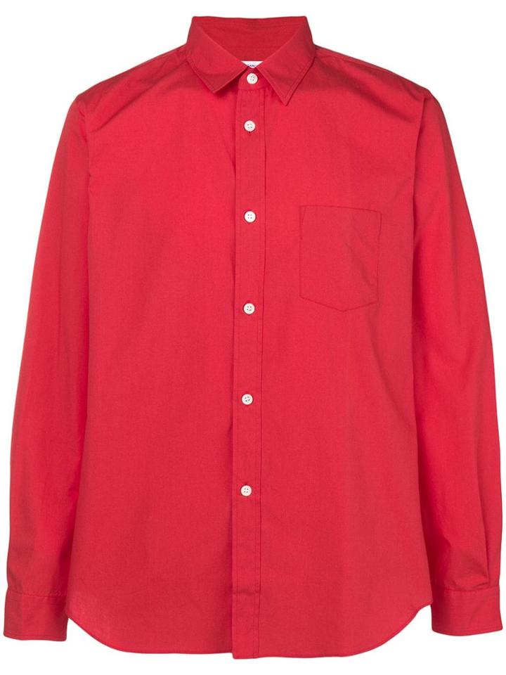 Comme Des Garçons Shirt Boys Logo Print Shirt - Orange