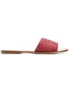 Bottega Veneta Woven Sandals - Red