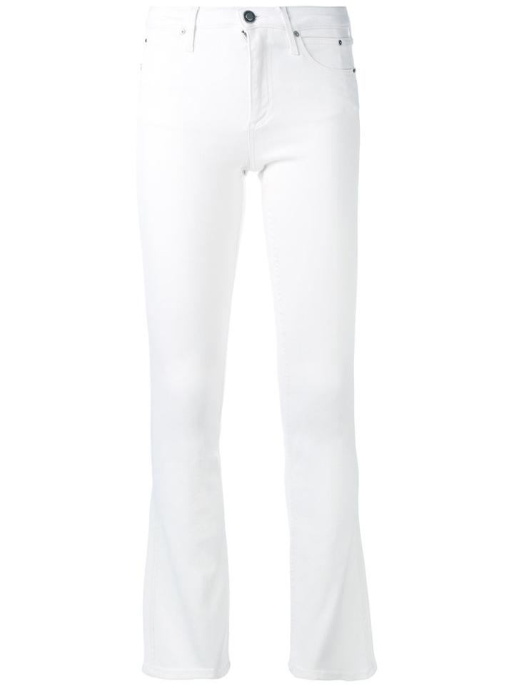Calvin Klein Jeans - Stretch Flared Jeans - Women - Cotton/polyester/spandex/elastane/viscose - 27, White, Cotton/polyester/spandex/elastane/viscose