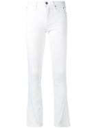 Calvin Klein Jeans - Stretch Flared Jeans - Women - Cotton/polyester/spandex/elastane/viscose - 27, White, Cotton/polyester/spandex/elastane/viscose