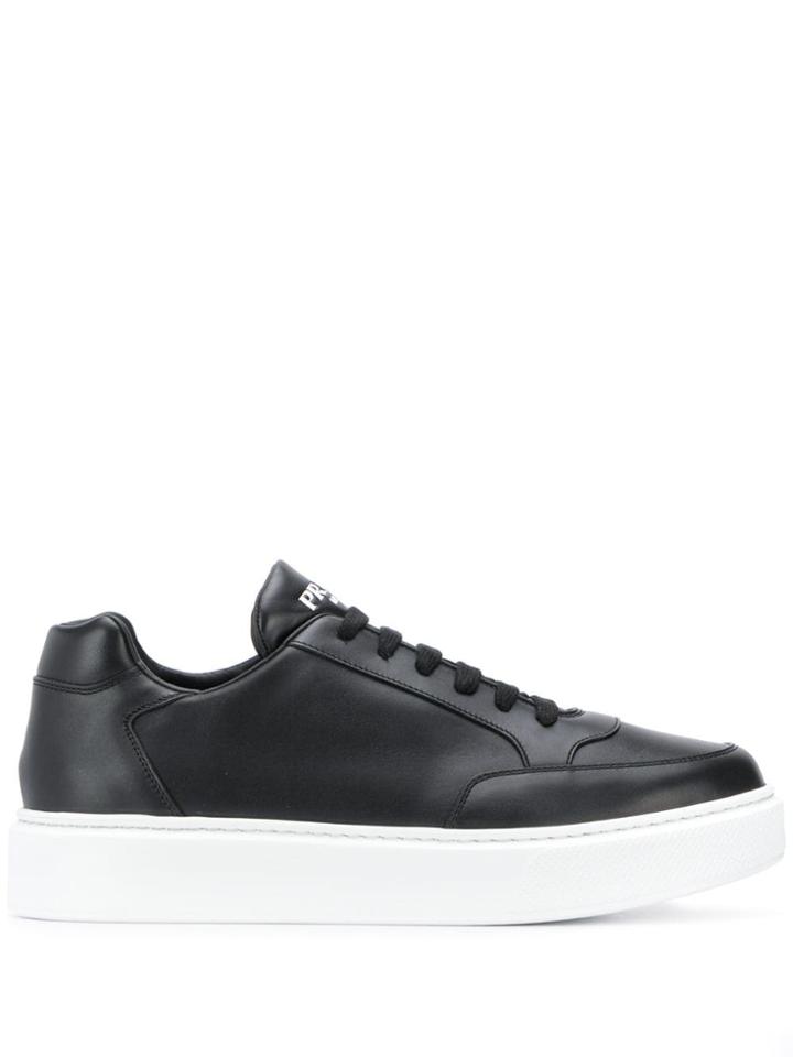 Prada Thick Sole Sneakers - Black