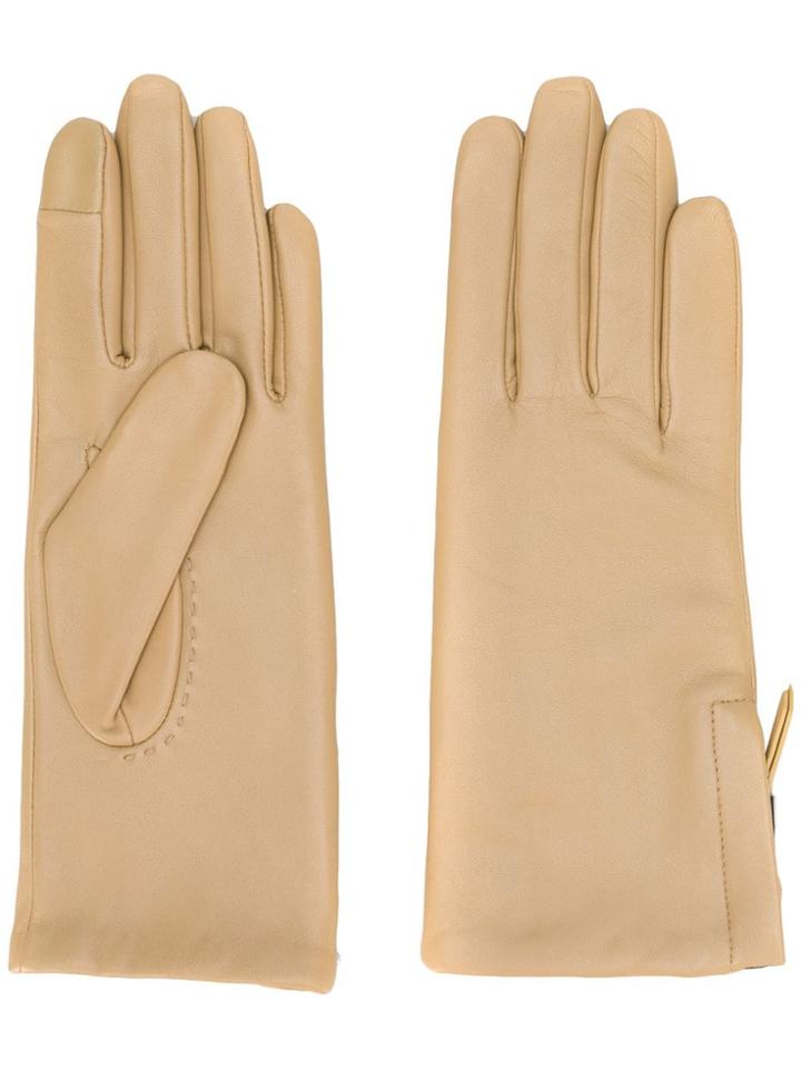 Filippa-k Side Zipped Gloves - Neutrals