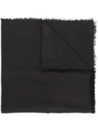 Alexander Mcqueen 'skull' Scarf, Men's, Black, Cotton/viscose
