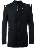 Icosae Deconstructed Shoulder Jacket, Men's, Size: Small, Black, Wool/cupro