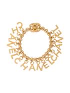 Chanel Vintage Chanel Lettering Bracelet - Metallic