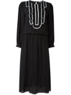 Red Valentino Chest Detail Longsleeved Dress
