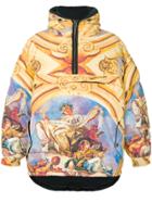 Moschino Fresco Print Padded Cagoule - Multicolour