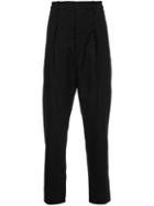 Lemaire Elasticated Pants, Men's, Size: 52, Black, Wool