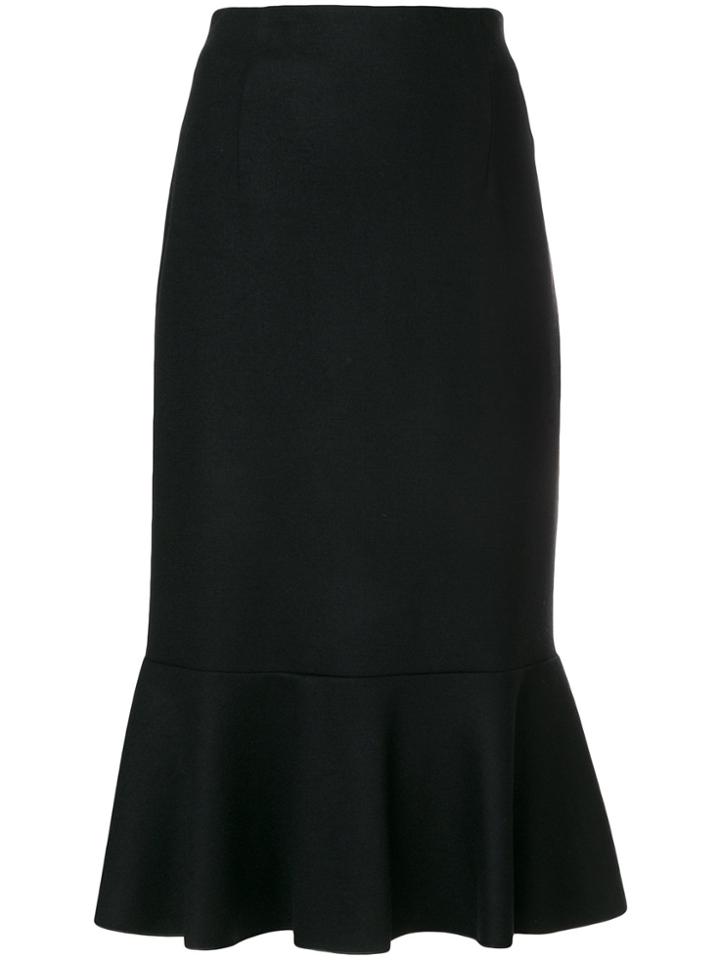 Max Mara Peplum Skirt - Black