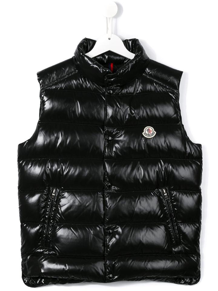 Moncler Kids 'tib' Padded Gilet - Black