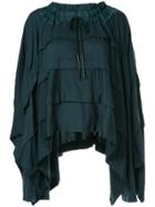 Taylor Sectioned Overlay Jumper - Blue