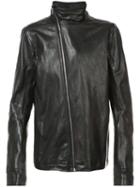 Rick Owens - Mollino Biker Jacket - Men - Horse Leather - 48, Pink/purple, Horse Leather