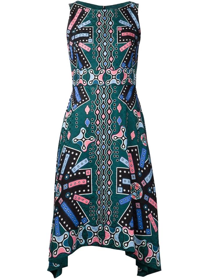 Peter Pilotto 'lt' Dress, Women's, Size: 8, Green, Silk