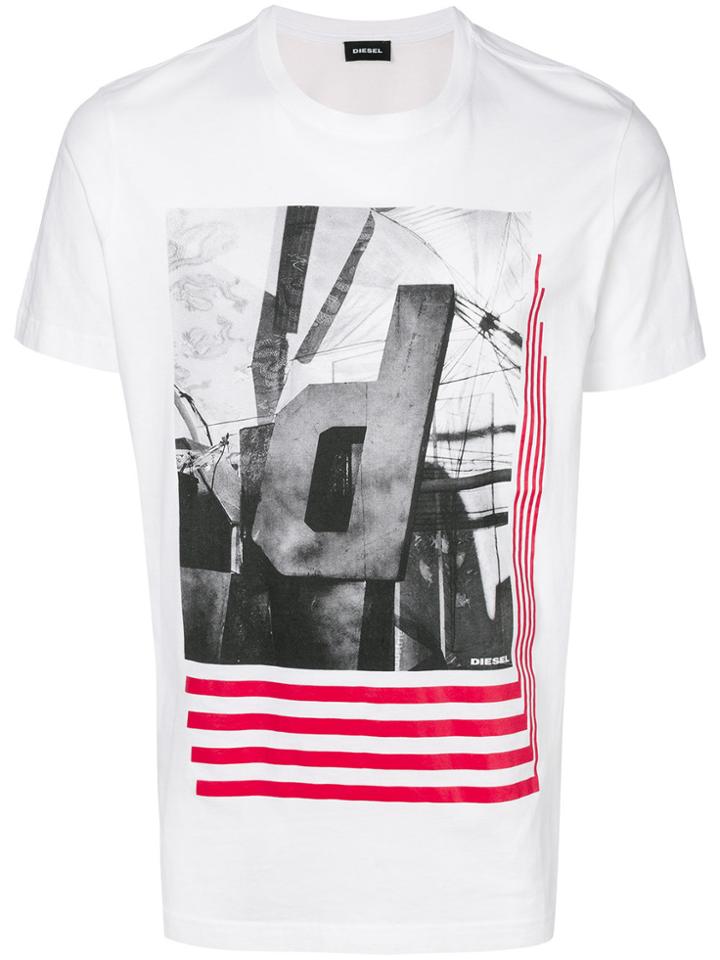 Diesel T-lucas-aa T-shirt - White