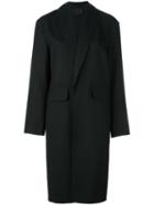 Alexander Wang Shawl Collar Coat, Women's, Size: Small, Black, Spandex/elastane/virgin Wool