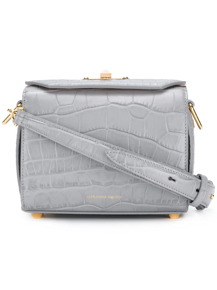 Alexander Mcqueen Box Bag - Grey