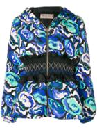 Emilio Pucci Smocked Waist Jacket - Blue
