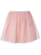 Red Valentino Tulle Layer Short Skirt, Women's, Size: 42, Pink/purple, Polyamide/cotton
