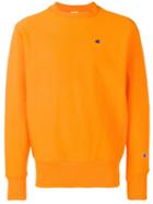 Champion Logo Embroidered Sweatshirt - Orange