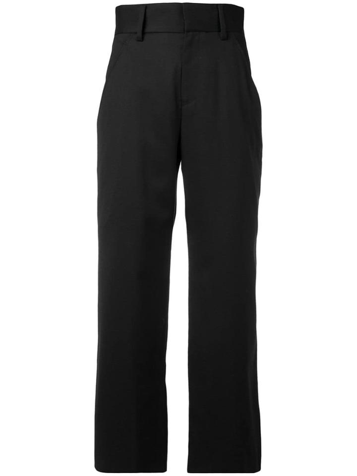 Comme Des Garçons Noir Kei Ninomiya High-waisted Straight Trousers -
