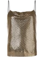 Alice+olivia Harmon Cami Top - Gold