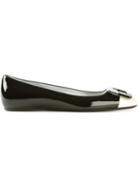 Roger Vivier 'decollete U' Ballerinas