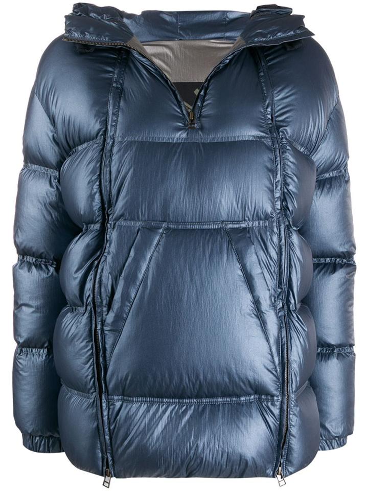 Mr & Mrs Italy Quilted-down Pull-over Jacket - Blue