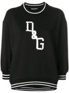 Dolce & Gabbana Logo Patch Sweatshirt - Black