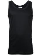 Estnation - Scoop-neck Vest - Men - Cotton/lyocell - M, Black, Cotton/lyocell