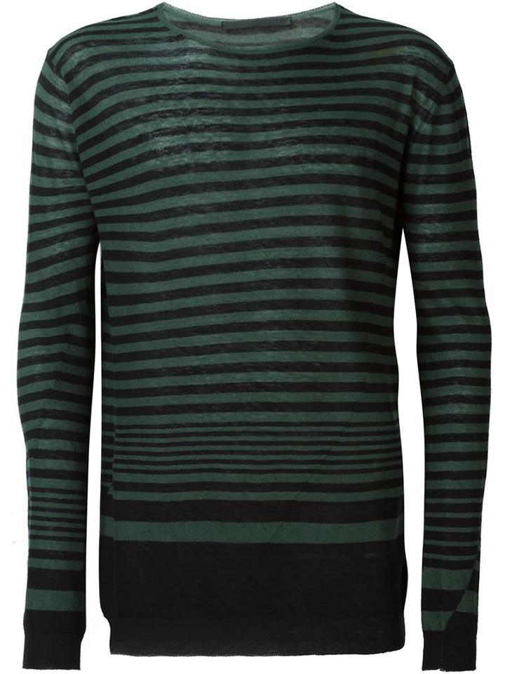 Haider Ackermann 'haddad' Jumper, Men's, Size: Xs, Black, Cotton/cashmere