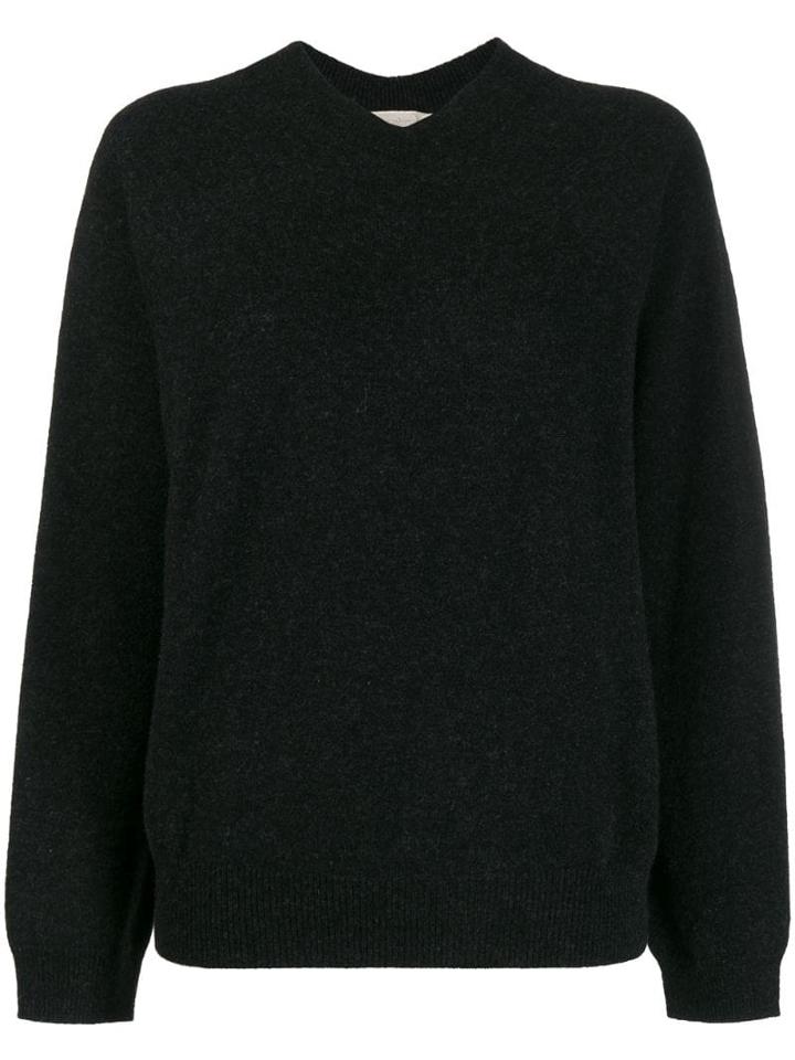 Vanessa Bruno Relaxed-fit Crew Neck Jumper - Black