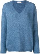 Closed Knitted Jumper - Blue