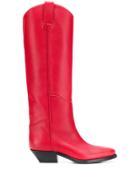 P.a.r.o.s.h. Knee-high Boots - Red