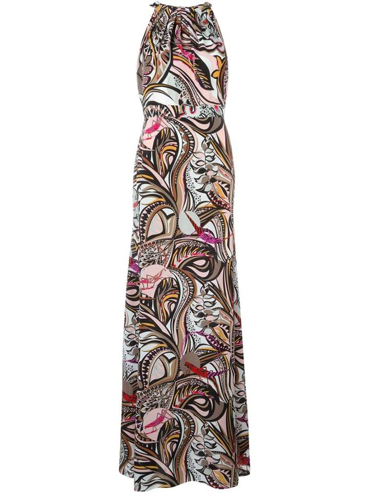 Emilio Pucci Printed Evening Dress