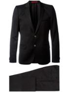 Boss Hugo Boss Two Piece Suit, Men's, Size: 46, Black, Virgin Wool/viscose