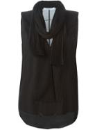 Givenchy Scarf Detail Sleeveless Blouse
