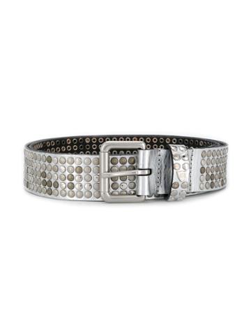 Htc Los Angeles Studded Belt - Silver