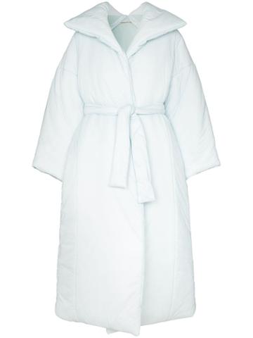 Samuel Gui Yang Oversized Puffer Coat - Blue