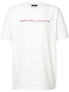 Yang Li When Will I Return T-shirt - White