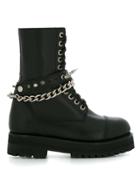 À La Garçonne Military Boots - Black