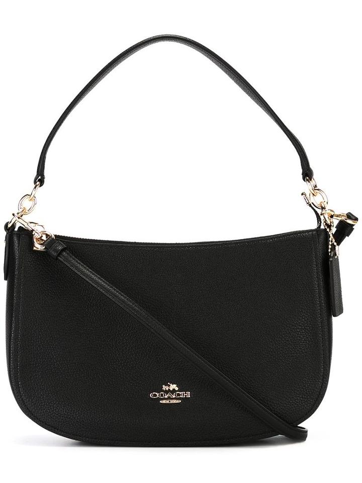 Coach Detachable Strap Tote, Women's, Black