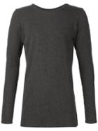 Judson Harmon Long Sleeved T-shirt, Men's, Size: Medium, Grey, Viscose/wool