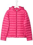 Moncler Kids Zipped Padded Jacket - Pink