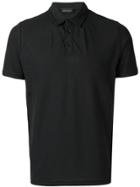 Roberto Collina Basic Polo Shirt - Black
