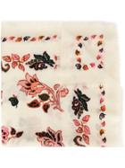 Tory Burch Paisley Print Scarf - White
