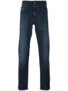 7 For All Mankind Regular Jeans, Men's, Size: 34, Blue, Cotton/polyester/spandex/elastane