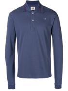 Vivienne Westwood Long-sleeved Polo Shirt - Blue