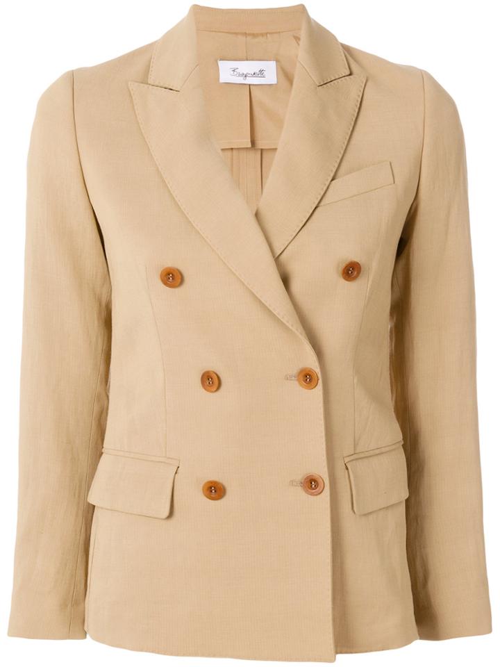 Brag-wette Double Breasted Blazer - Nude & Neutrals
